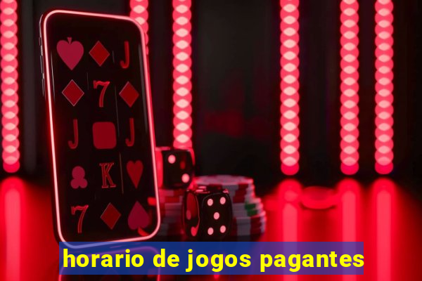 horario de jogos pagantes